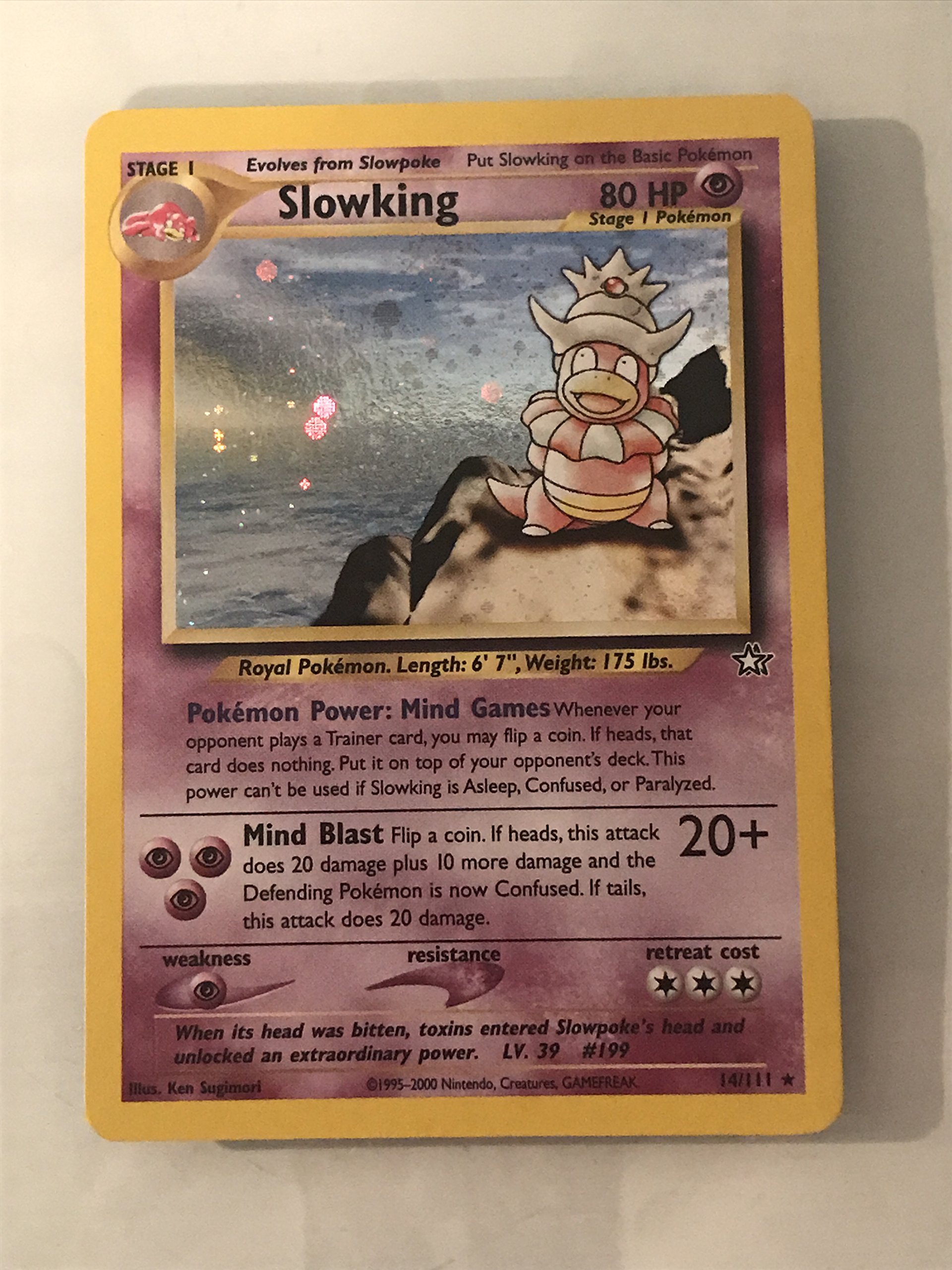 SLOWKING HOLO 14/111 ヤドキング 英語版 ポケットモンスター